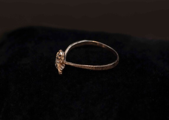 Really Pretty 14k Gold, Rose Ring - image 4