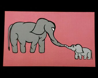 Muttertag Elefant Karte | Liebe