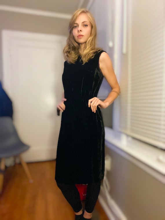 1940’s Velvet Cocktail Dress