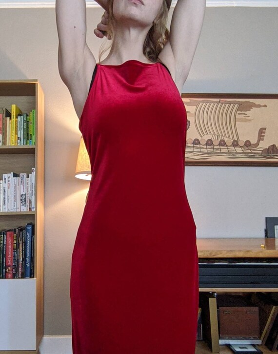 1990's Velvet Evening Dress