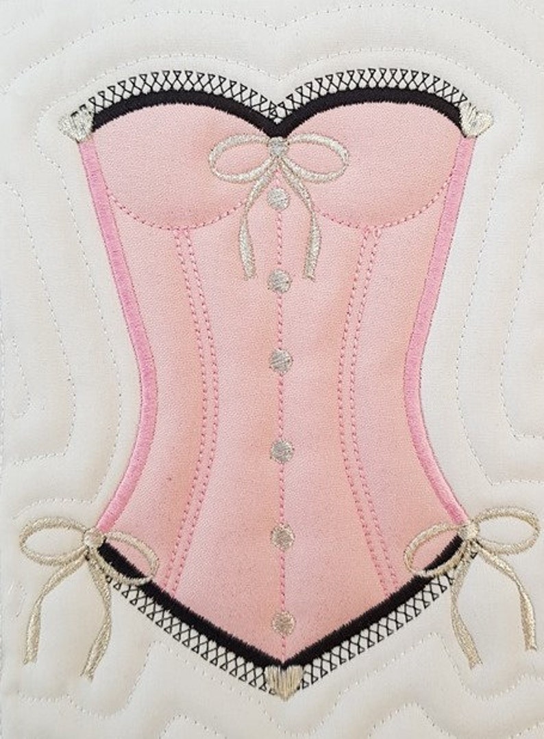 ITH CORSET Machine Embroidery Designs Etsy UK