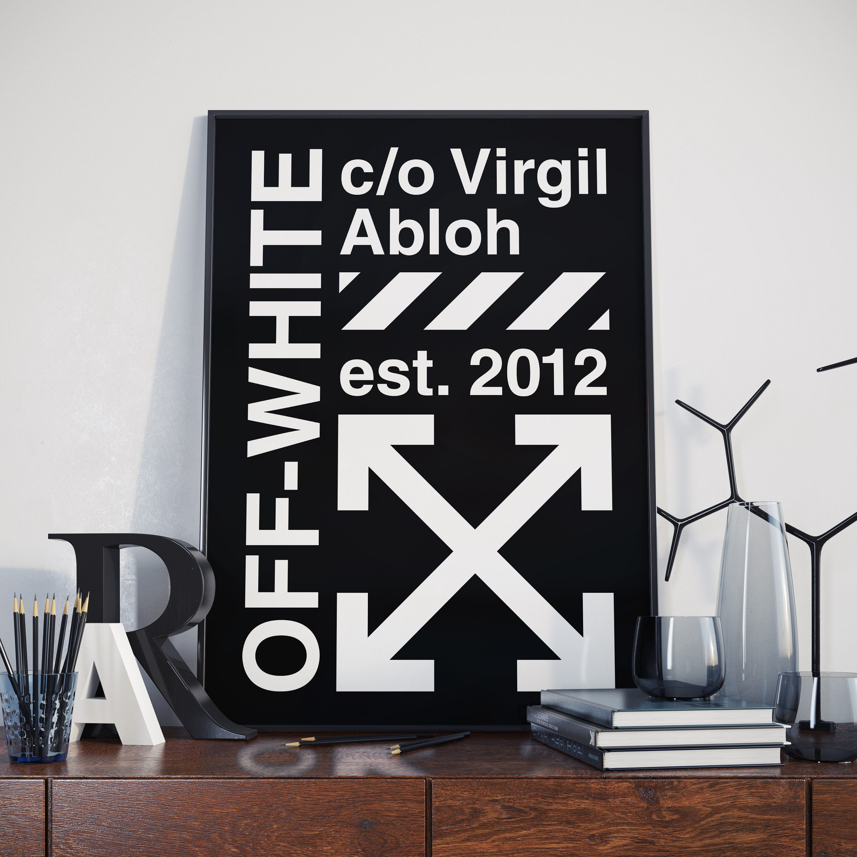 Off White Poster Hypebeast Print Off White Wall Art Etsy