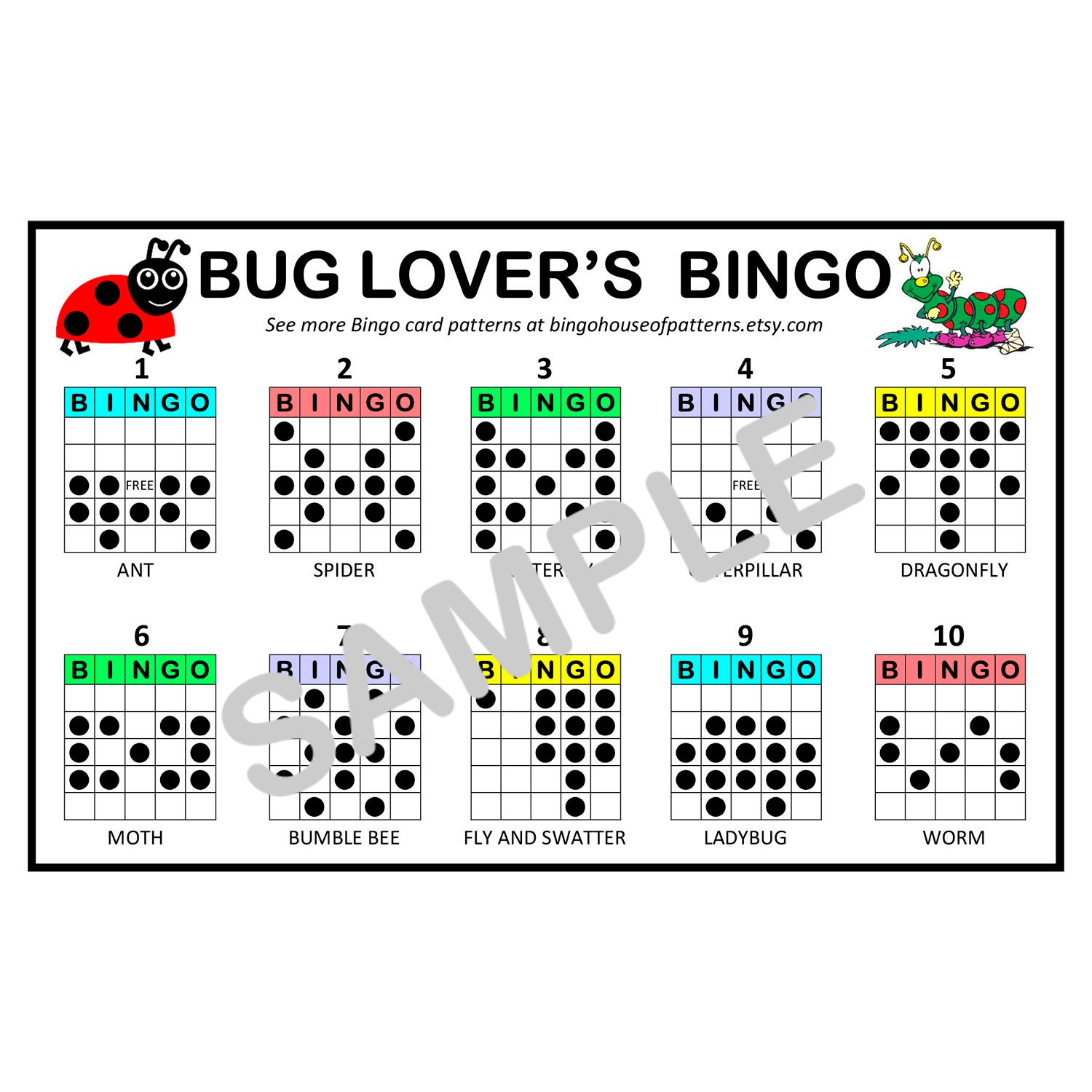 Patrones bingo especiales