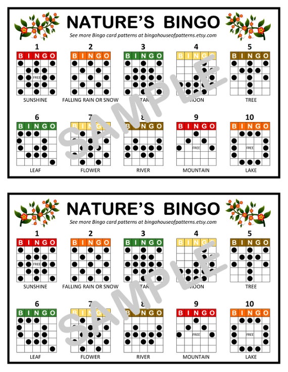 Patrones de juego de bingo