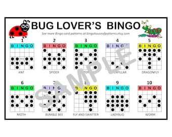 Collection "Everyday People" BINGO Card Patterns for Really Fun BINGO Games - Bingo Cards