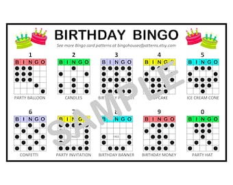 Collection "Special Times" BINGO Card Patterns for Really Fun BINGO Games - Bingo Cards