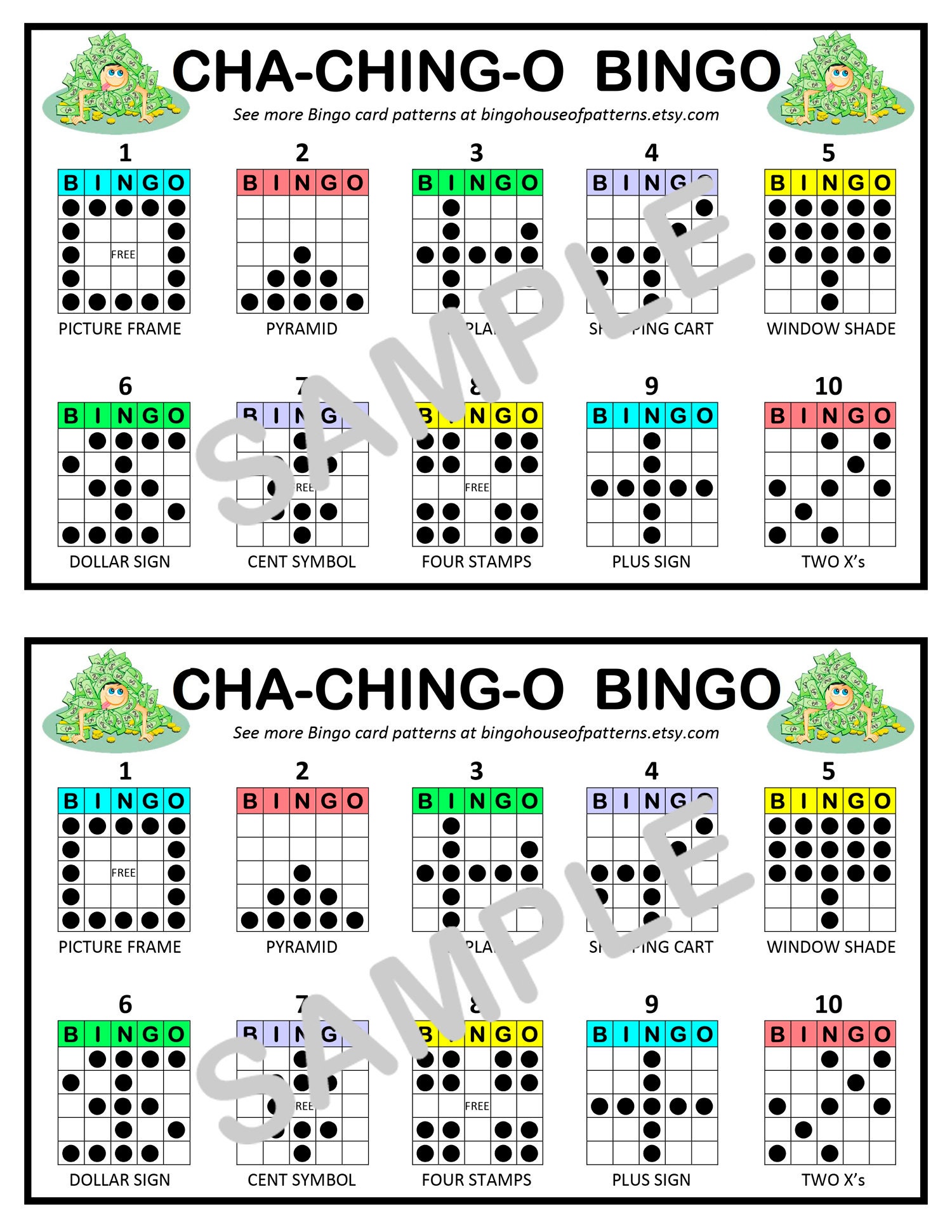 Collection Holiday BINGO Card Patterns For Really Fun BINGO Games Bingo 