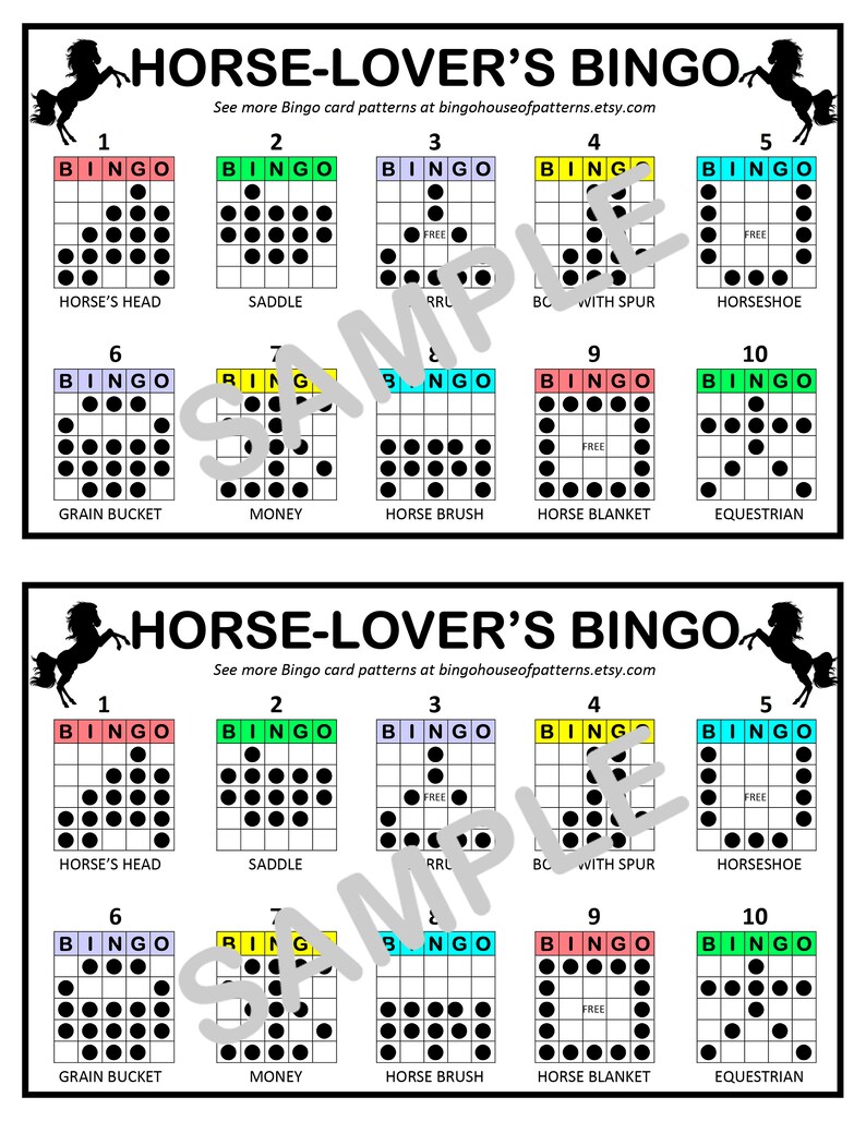 Collection Everyday People BINGO Card Patterns for Really Fun BINGO Games Bingo Cards