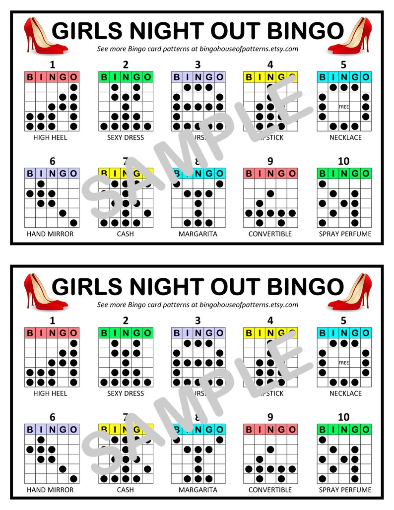 Collection Everyday People BINGO Card Patterns for Really Fun BINGO Games Bingo Cards