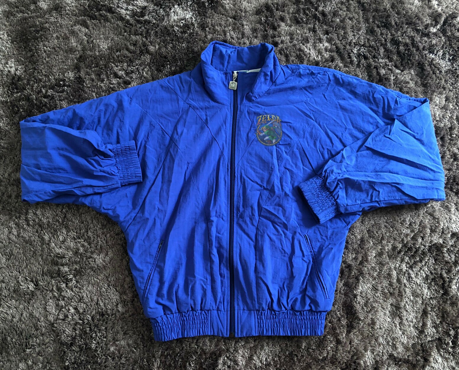 Vintage The legend of Zelda Jacket Windbreaker Link Sz L men Etsy