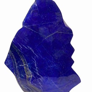250 kg AAA+ Grade Self Standing Royal Blue Lapis Lazuli Polished Freeform Tumbled @Afghan-86*64*26cm