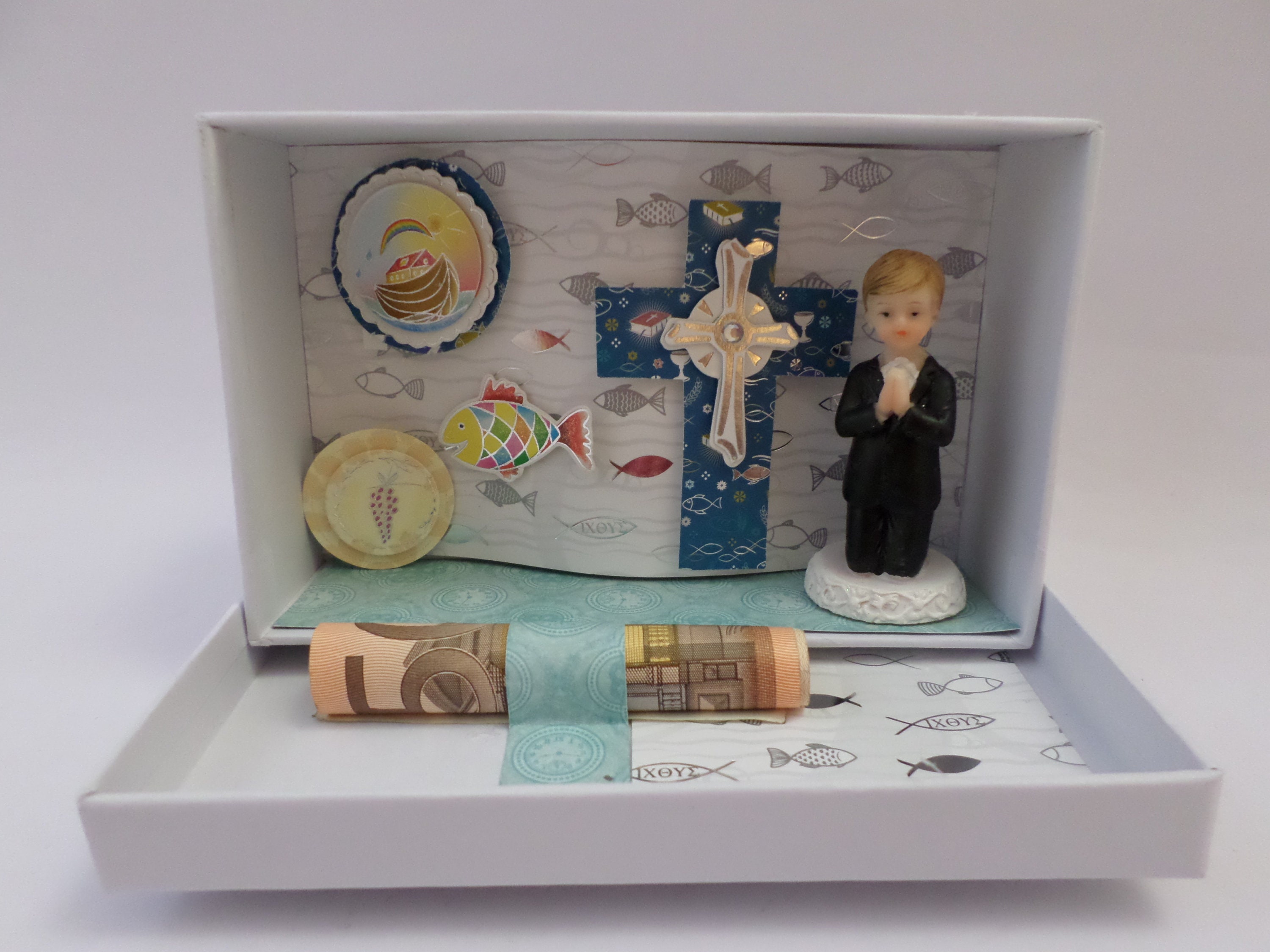 Wieviel Geld Schenkt Man Zur Kommunion Als Bekannte Geldgeschenk zur Kommunion Junge - Etsy.de