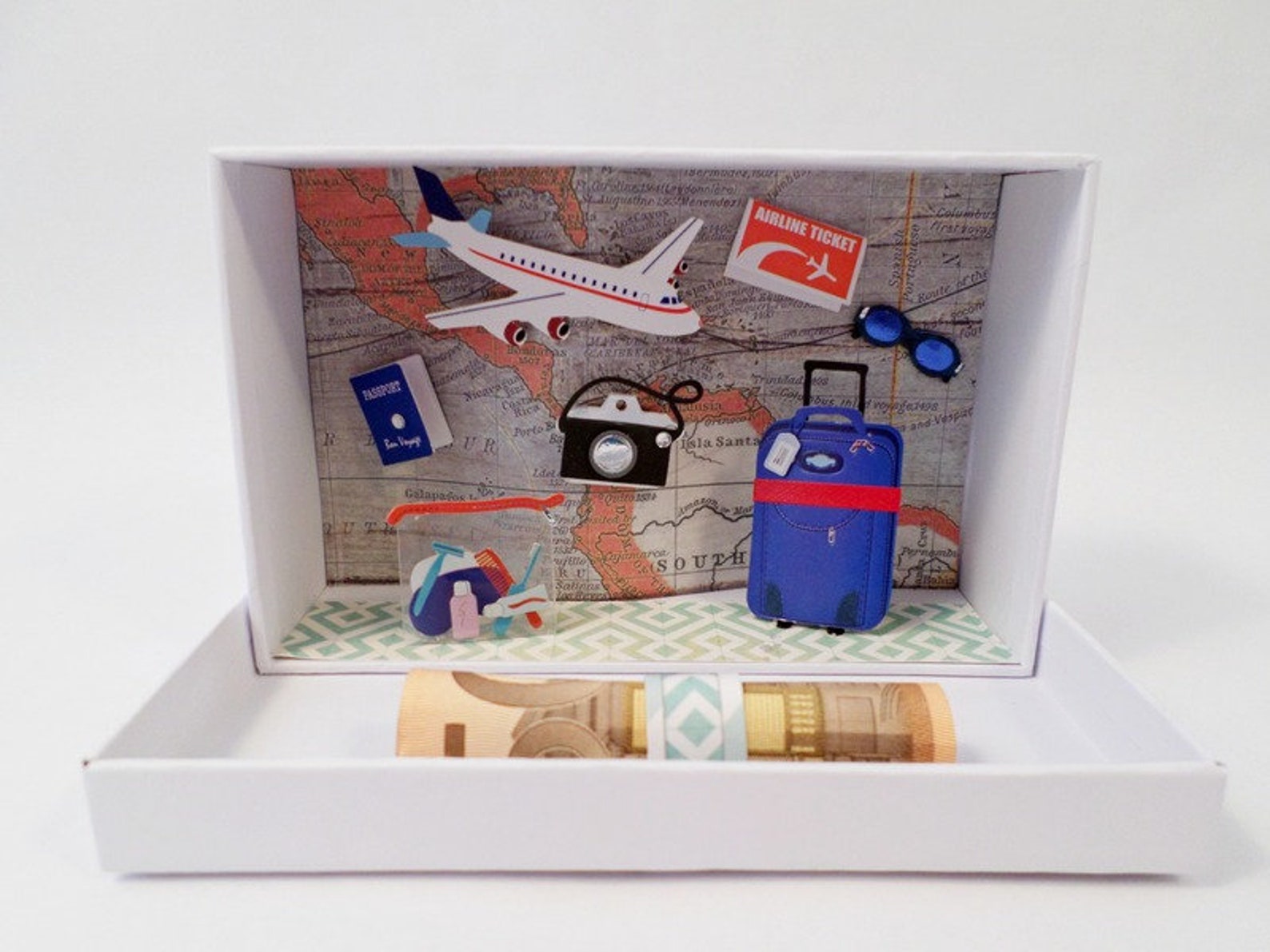 Geldgeschenk Flugreise | Etsy