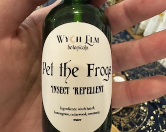 Pet the Frogs: Insect Repellent