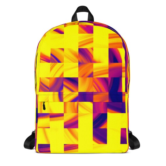 plain yellow backpack