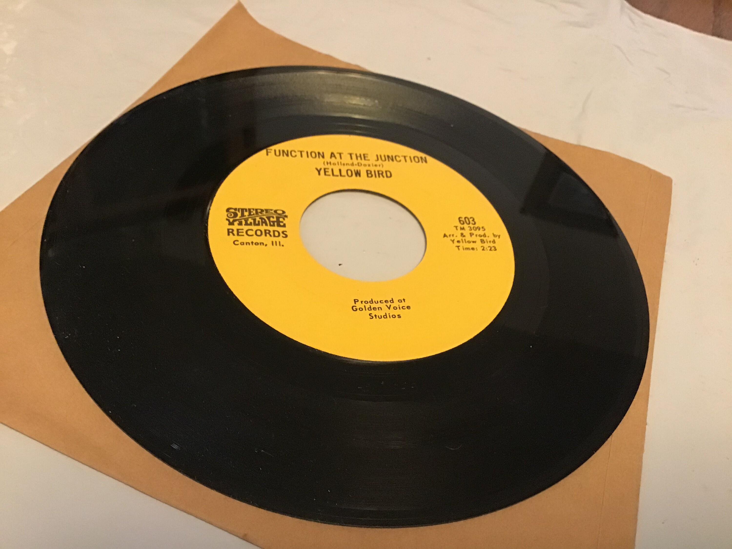 Rare 1960s 45 Rpm Record Yellow Bird on Stereo Label Canton Illinois ...