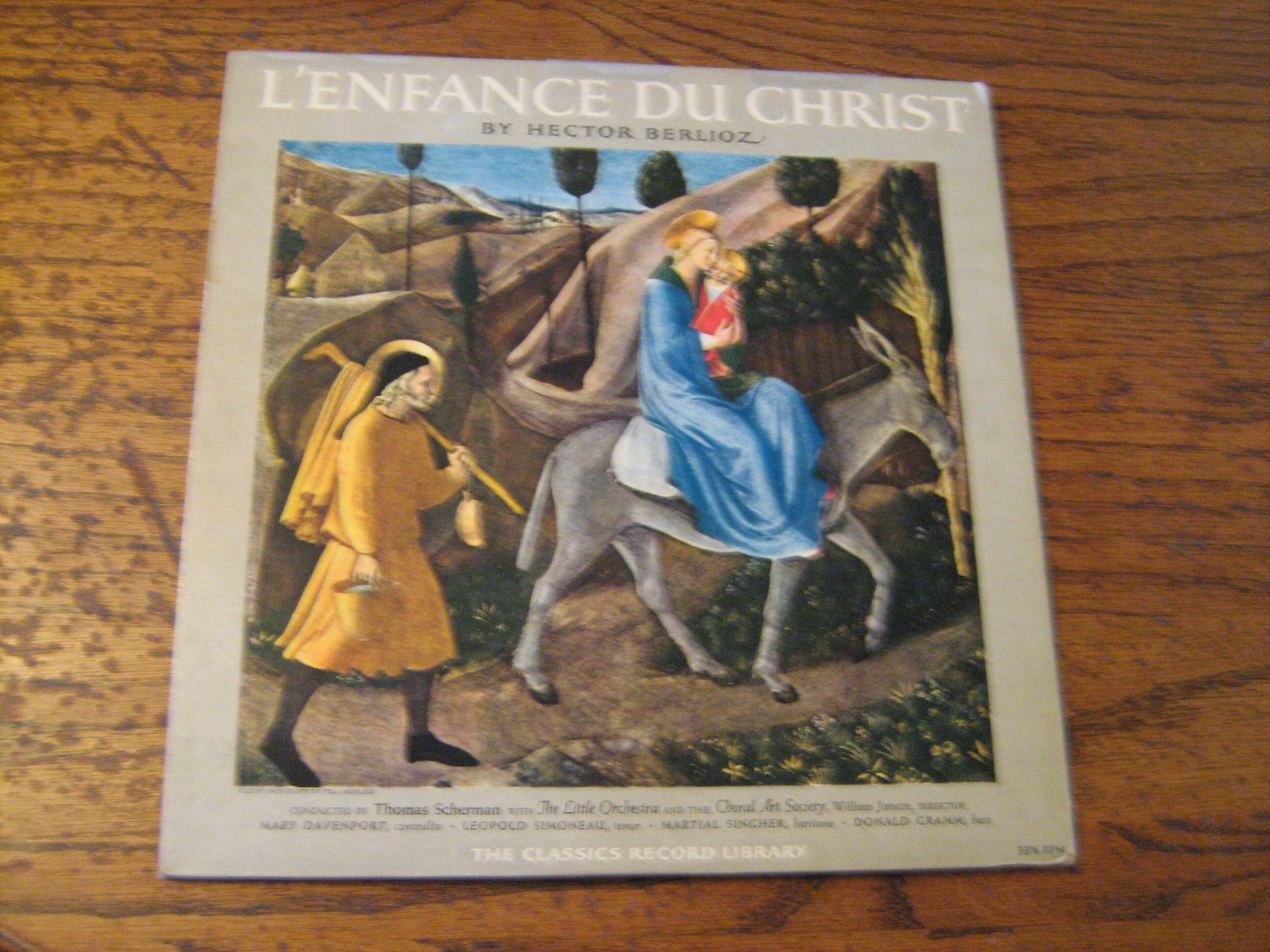 Berlioz L'Enfance du Christ 2枚組 LP L'enfance DU Christ by Hector Berlioz 2 Record Set on Classics