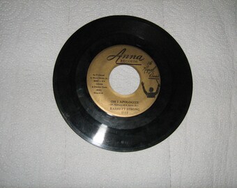 1960s 45 rpm soul Barrett Strong on Anna # 1111   ( oh i apologize  ) flip side is  ( money  )