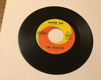 PERCEE-P Nowhere Near Simple レコード The Beatles Capitol Records 45 RPM # 5587 ( Nowhere Man) Flip Side