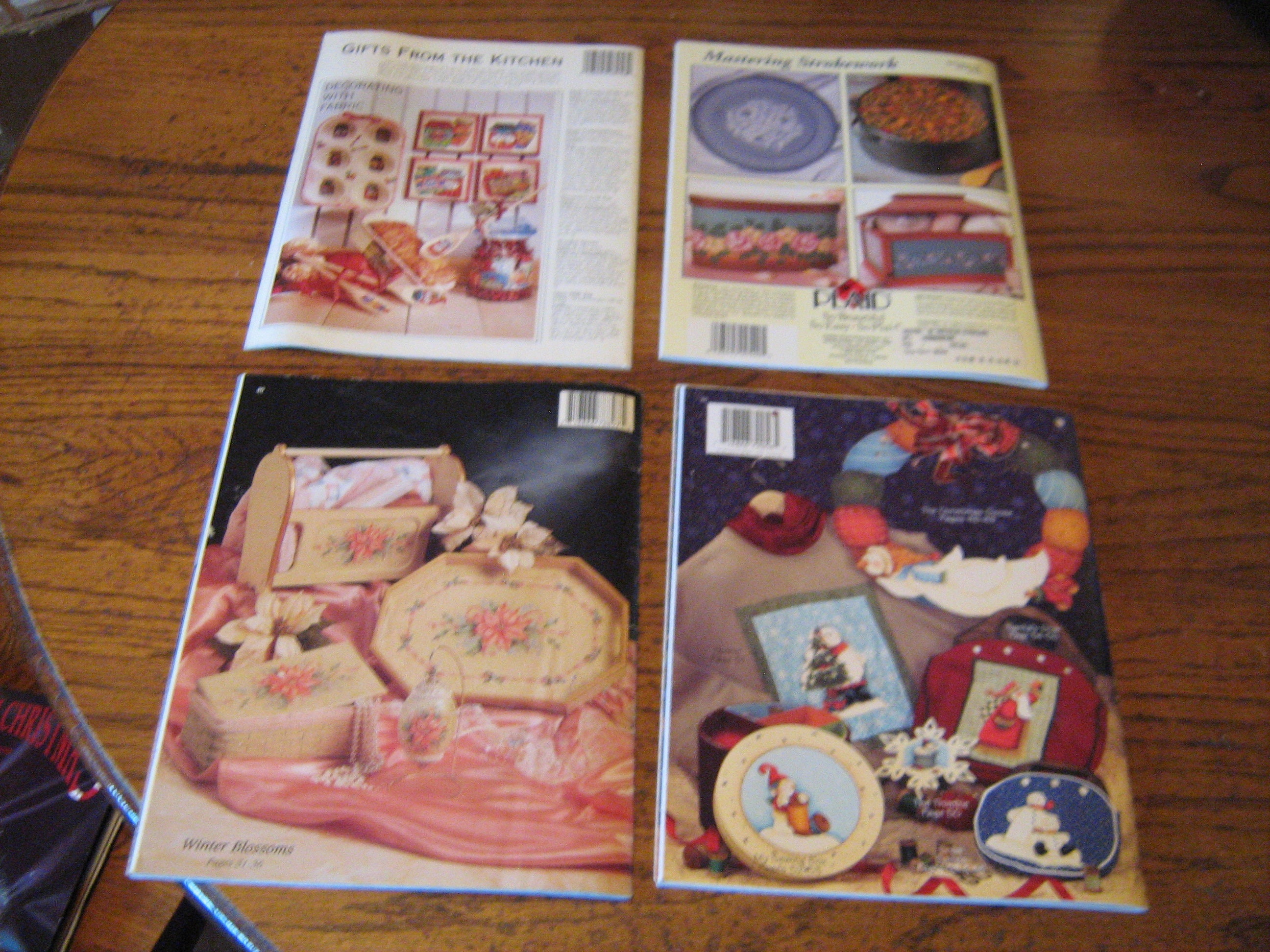 4 Craft Painting/ Tole Painting Books Mastering Strokework, Guide to