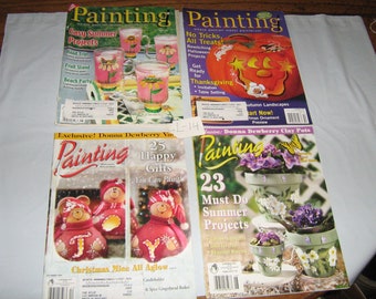 4 craft painting/ tole painting books.  L-14