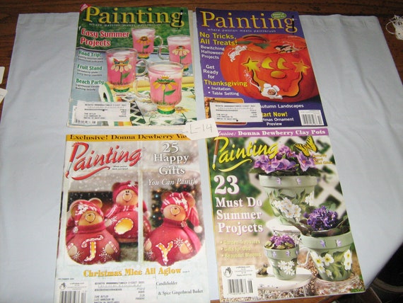 4 craft painting/ tole painting books.  L-14