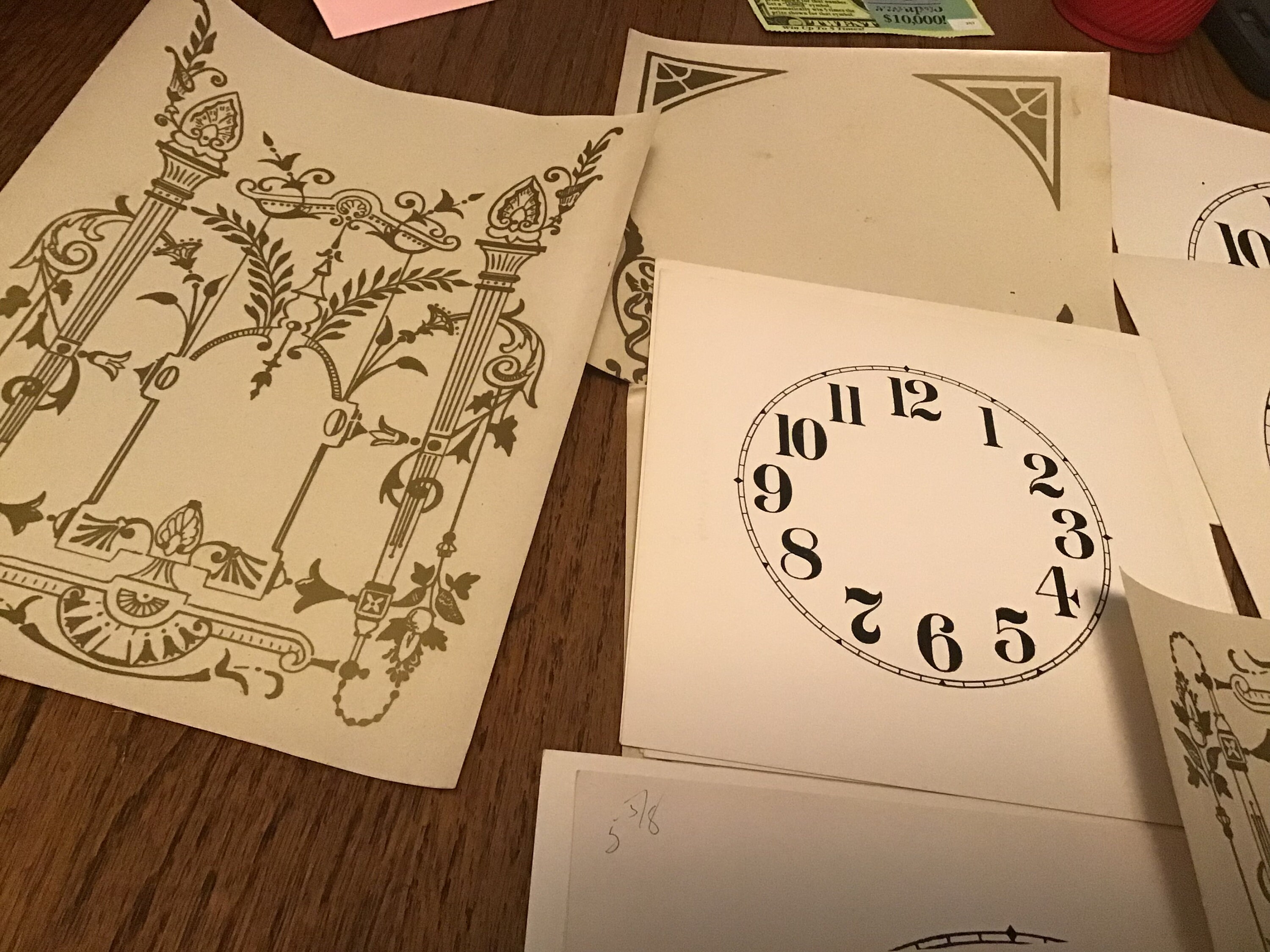 18 Pc. Assorted Size Paper Clock Faces From Old Jewelry Store - Etsy