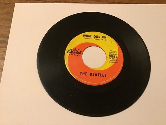 The Beatles Capitol Records 45 RPM # 5587 ( Nowhere Man) Flip Side The Beatles Capitol Records 45 RPM # 5587 ( Nowhere Man) Flip Side