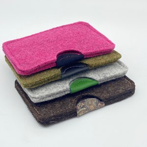 Felt and leather business card holders image 8