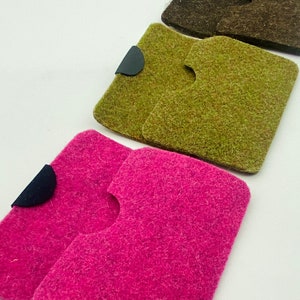 Felt and leather business card holders image 9