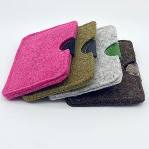 Felt and leather business card holders image 7