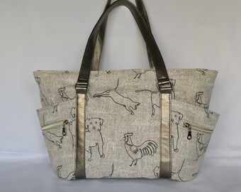 Duża torebka na ramię / torba typu tote