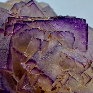 415 Gram Gorgeous Purple Fluorite From Pakistan @..Size : 100x96x51 mm