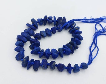 44 Pieces Stunning Lapis Lazuli  Drilled Strand @...C84 Size: 15x10x8mm to 23x14x9mm