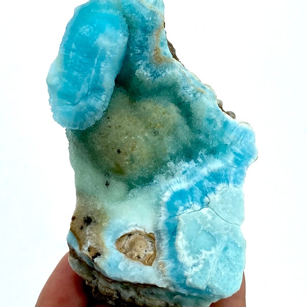 181 gram uniek blauw ARAGONIET kristalmonster uit Afghanistan @..Afmeting: 94X53X28 mm