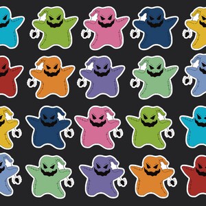 Boogeyman Stickers, Set 20 Stickers, Journal Sticker, Die Cut Stickers, Boogie Man Sticker, Scary Sticker, Spooky Sticker, Halloween Sticker