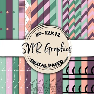 Libra Digital Paper Bundle 12X12, Scrapbook Paper, Wallpaper, Digital Background,  Zodiac Paper, Astrological Background, Scale, Pink