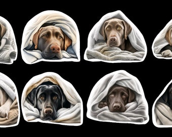 Labrador Retriever Dog Magnets, Decorative Magnets, Dog Magnets, Kawaii Puppy Magnets, Dog Decor Magnets, Fridge Magnets, Retriever, Hunting