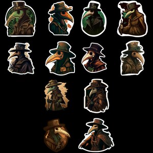 Plague Doctor Magnets, Decorative Magnets, Black Plague Magnets, Kawaii Magnets, Black Death Magnets, Fridge Magnets, Custom Magnets