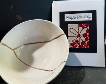 Kintsugi birthday gift set present