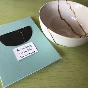 Kintsugi gift set You are Strong You are Wise You are Loved