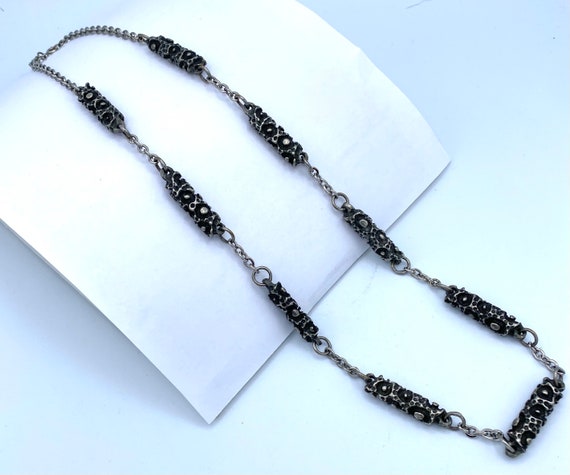 Guy Vidal Brutalist mid century necklace
