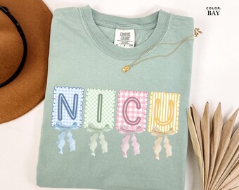 NICU Shirt, Neonatal Intensive Care Unit Bow Shirt, NICU Nurse Tee, Comfort Colors T-Shirt, Neonatal Nurse Gift