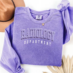 Radiology Department Sweatshirt, X-Ray Tech Crewneck, Radiology Tech Shirt, Rad Tech Gift, MRI Ultrasound Sweater, Radiologic Technologist