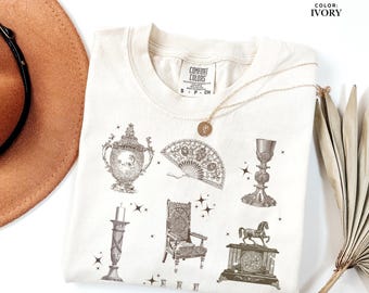 Antique Collectibles Shirt Comfort Colors®, Vintage Decor Lover Tee, Funny Old Soul T-Shirt, Retro Collector Gift, Unique Antique Shirt