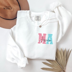 Personalized MA Sweatshirt, Custom Medical Assistant Shirt, Nurse Appreciation Gift, Comfort Colors Crewneck