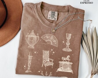 Antique Collectibles Shirt Comfort Colors®, Vintage Decor Lover Tee, Funny Old Soul T-Shirt, Retro Collector Gift, Unique Antique Shirt