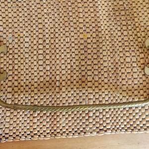 Edwardian Brass Door Pull: Twisted Rope & Fleur de Lis