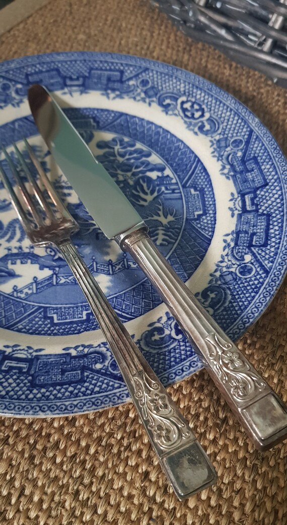 Vintage Hamilton Laidlaw Flatware Set. Scottish Stainless
