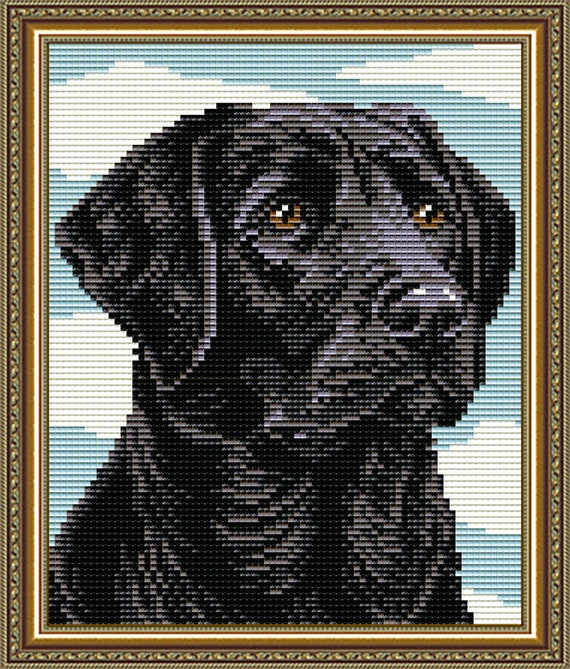 DIY Diamond Painting Kit Dog Labrador Retriever, Full Square Drill